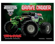 Owner's Manual, 1/16 Monster Jam replica (model 7202), TRX7299