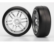 Tires and wheels, assembled, glued (Rally wheels, satin, 1.9, TRX7376A