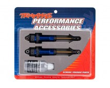 Shocks, GTR xx-long blue-anodized, PTFE-coated bodies with TiN shafts (fully ass