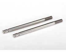 Shock shafts, steel, Chrome finish, TRX7663