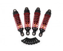 Shocks, GTR hard-anodized, PTF, TRX7665