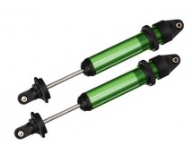 Shocks, GTX, aluminum, green-anodized (fully assembled w/o s, TRX7761G