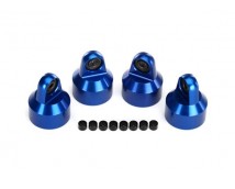 Shock caps, GTX shocks/ springaluminum (blue) (4) spacers(8), TRX7764A