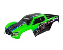 BODY, X-MAXX®, GREEN (PAINTED, DECALS APPLIED) (AS