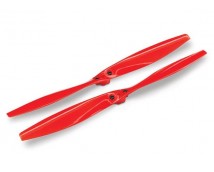 Rotor blade set, red (2) (with screws), TRX7928