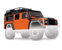 Body, Land Rover Defender, adventure orange (complete with ExoCage, inner fende