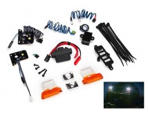 LED light set, complete with power supply (contains headlights, tail lights, si