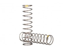 Springs, shock (natural finish(GTS) (0.22 rate, yellow strip, #TRX8042