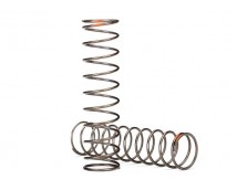 Springs, shock (natural finish(GTS)(0.39 rate, orange stripe, #TRX8044