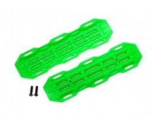Traction boards, green/ mounting hardware