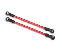 Suspension links, rear upper, red (2) (5x115mm, powder coated steel) (assembled