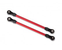 Suspension links, front lower, red (2) (5x104mm, powder coated steel) (assembled