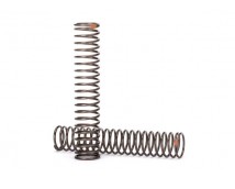 Springs, shock, long (natural finish) (GTS) (0.39 rate, orange stripe) (for use, TRX8154