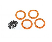 Beadlock rings, orange (2.2) (aluminum)  (4)/ 2x10 CS (48)