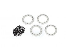 Beadlock rings, satin (1.9') (aluminum) (4)/ 2x10 CS (48)