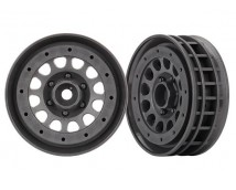 Wheels, Method 105 1.9' (charcoal gray, beadlock) (beadlock rings sold separatel