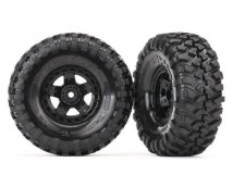 Tires and wheels, assembled, glued (TRX-4 Sport wheels, Canyon Trail 1.9 tires)