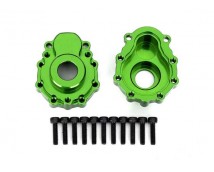 Portal housings, outer, 6061-T6 aluminum (green-anodized) (2)/ 2.5x10 CS (12)