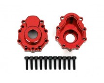 Portal housings, outer, 6061-T6 aluminum (red-anodized) (2)/ 2.5x10 CS (12)