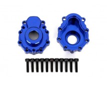 Portal housings, outer, 6061-T6 aluminum (blue-anodized) (2)/ 2.5x10 CS (12)