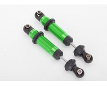 Shocks, GTS, aluminum (green-anodized) (assembled with sprin, #TRX8260G