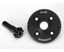 Ring gear, differential/ pinion gear, differential (underdrive, machined)