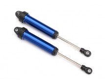 Shocks, GTR, 134mm, aluminum (blue-anodized) (fully assembled w/o springs) (fron