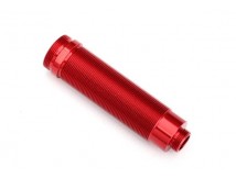 Body, GTR shock, 64mm, aluminum (red-anodized) (front, threaded)