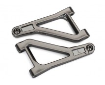 Suspension arms, upper (left & right) (satin black chrome-plated) (assembled wit