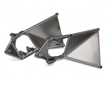 Mounts, suspension arm, upper (front) (left & right) (satin black chrome-plated)