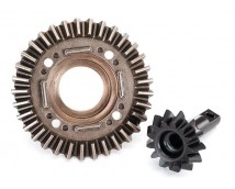 Ring gear, differential/ pinion gear, differential (front)