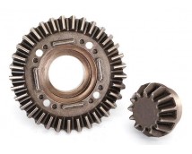 Ring gear, differential/ pinion gear, differential (rear)