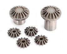 Gear set, center differential (output gears (2)/ spider gears (4))