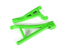 Suspension arms, green, front (right), heavy duty (upper (1)/ lower (1))