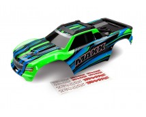 BODY, MAXX, GREEN (PAINTED)/ DECAL SHEET