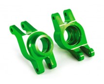 Carriers, stub axle (green-anodized 6061-T6 aluminum) (rear) (2)