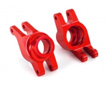 Carriers, stub axle (red-anodized 6061-T6 aluminum) (rear) (2)