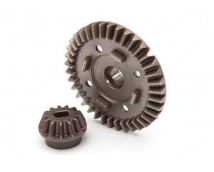 Ring gear, differential/ pinion gear, differential (rear)