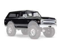 Body, Chevrolet Blazer (1969), complete (black) (includes grill, side mirrors, door handles, windshield wipers, front & rear bumpers, decals)